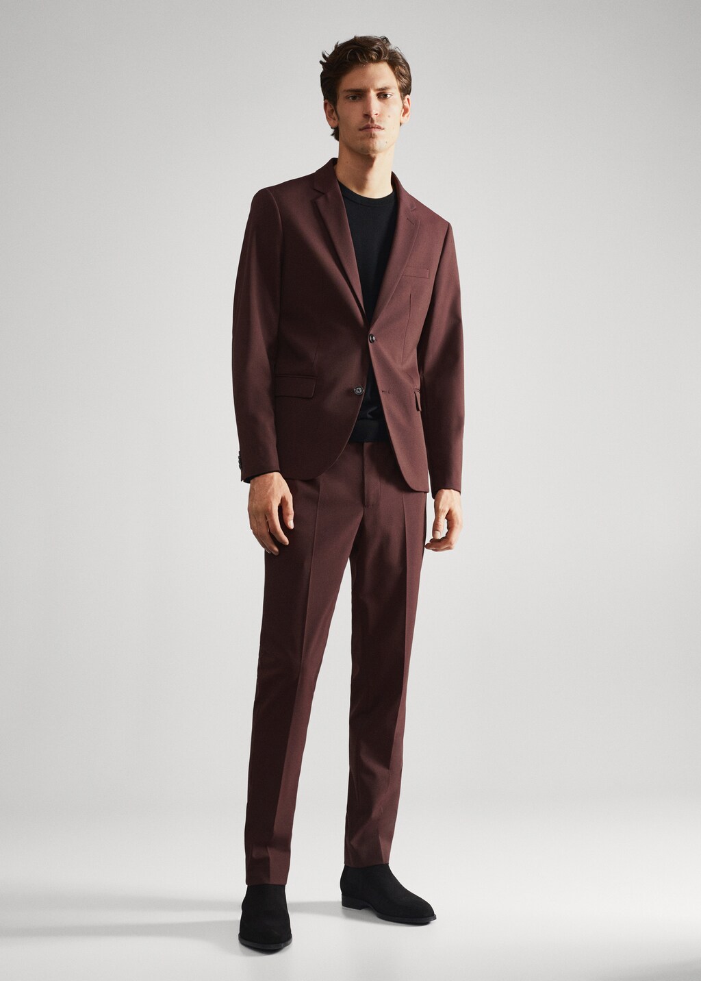 Super slim-fit suit blazer - General plane