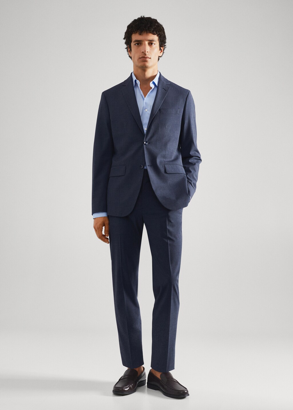 Slim-fit suit jacket  - General plane