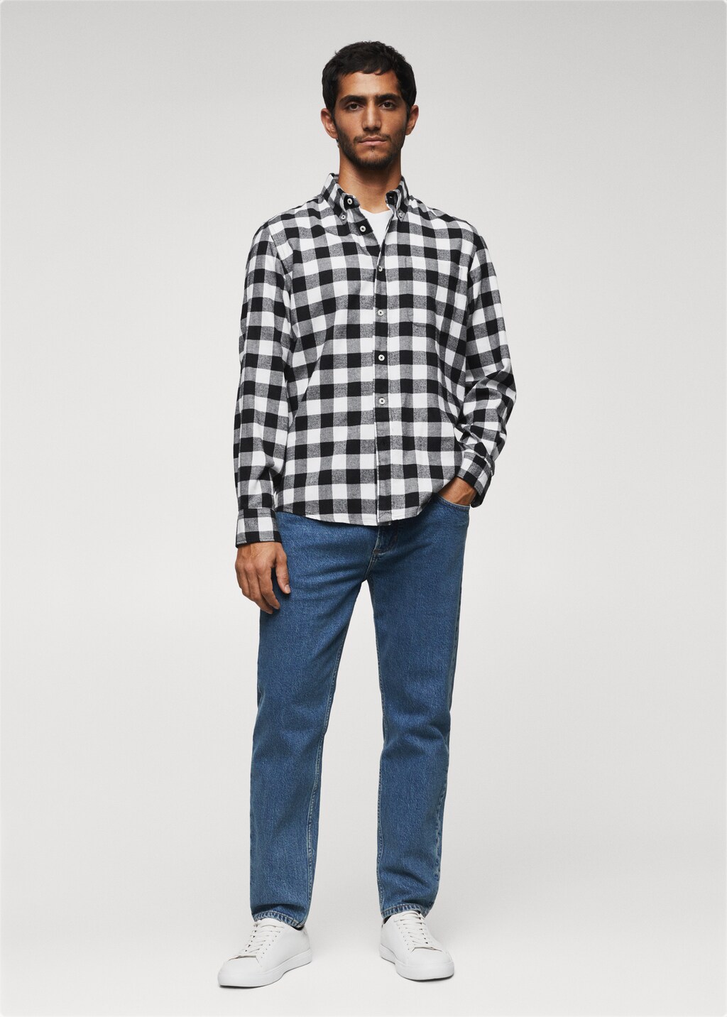 Checked flannel shirt - General plane