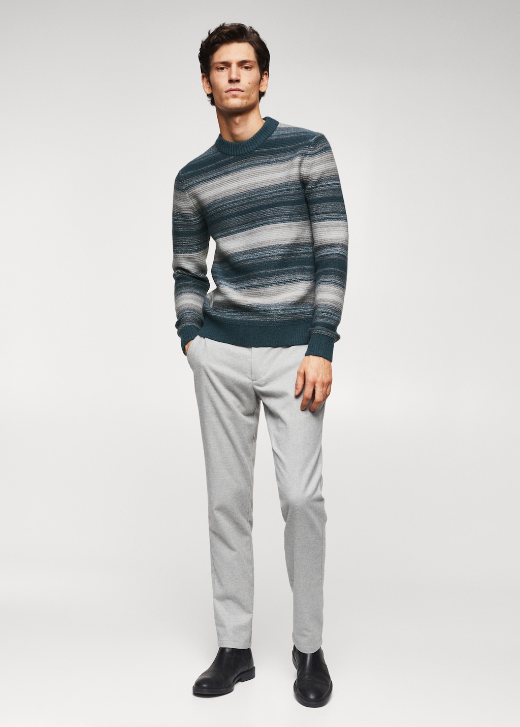 Textured degrade sweater - General plane