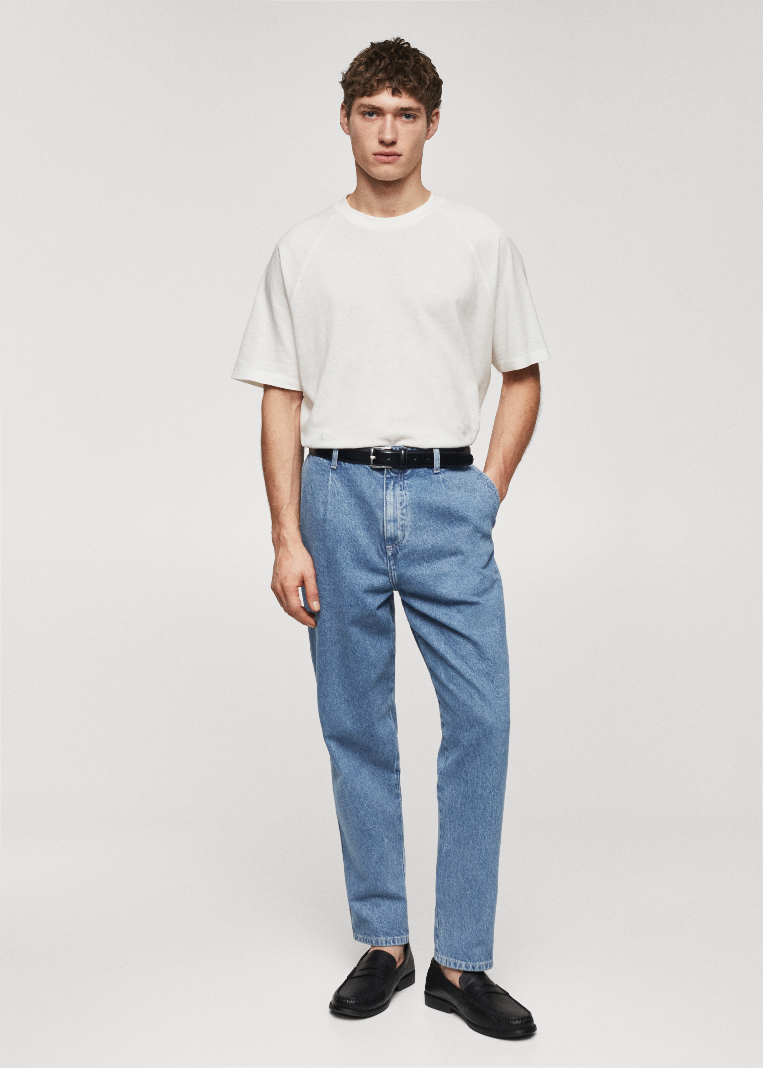 Jeans slouchy pinzas  - Plano general