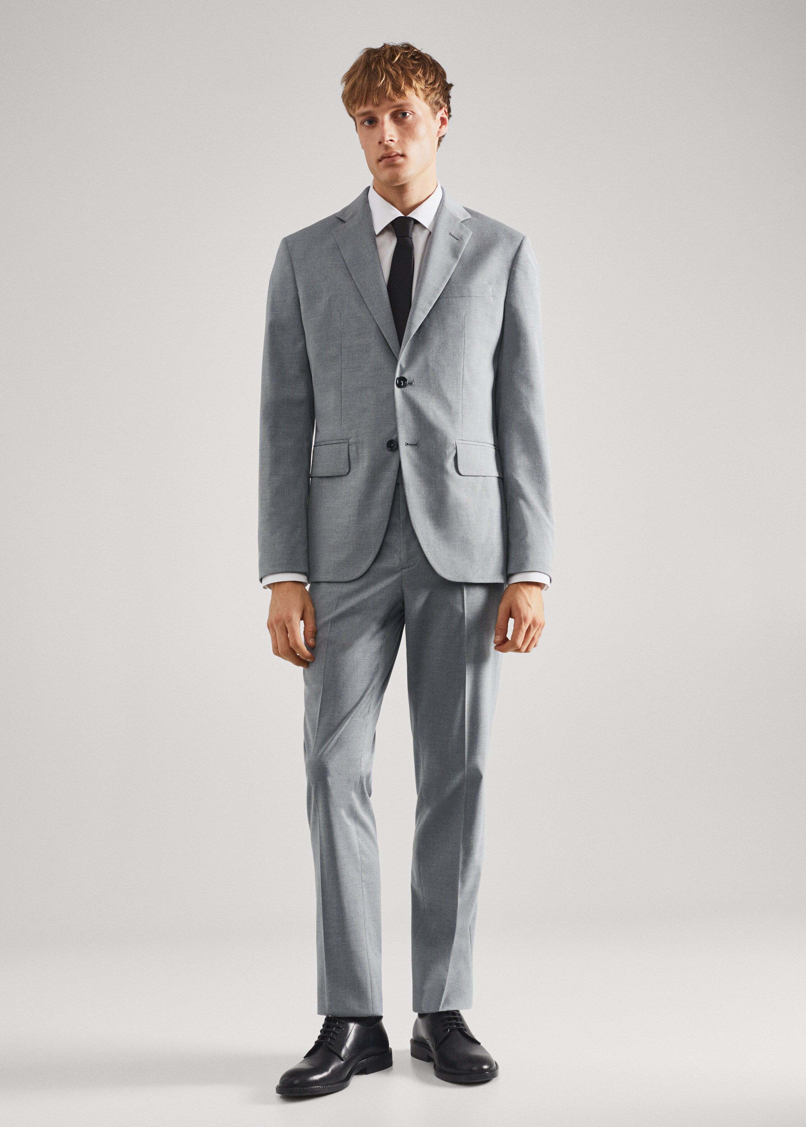Slim-fit suit blazer - General plane