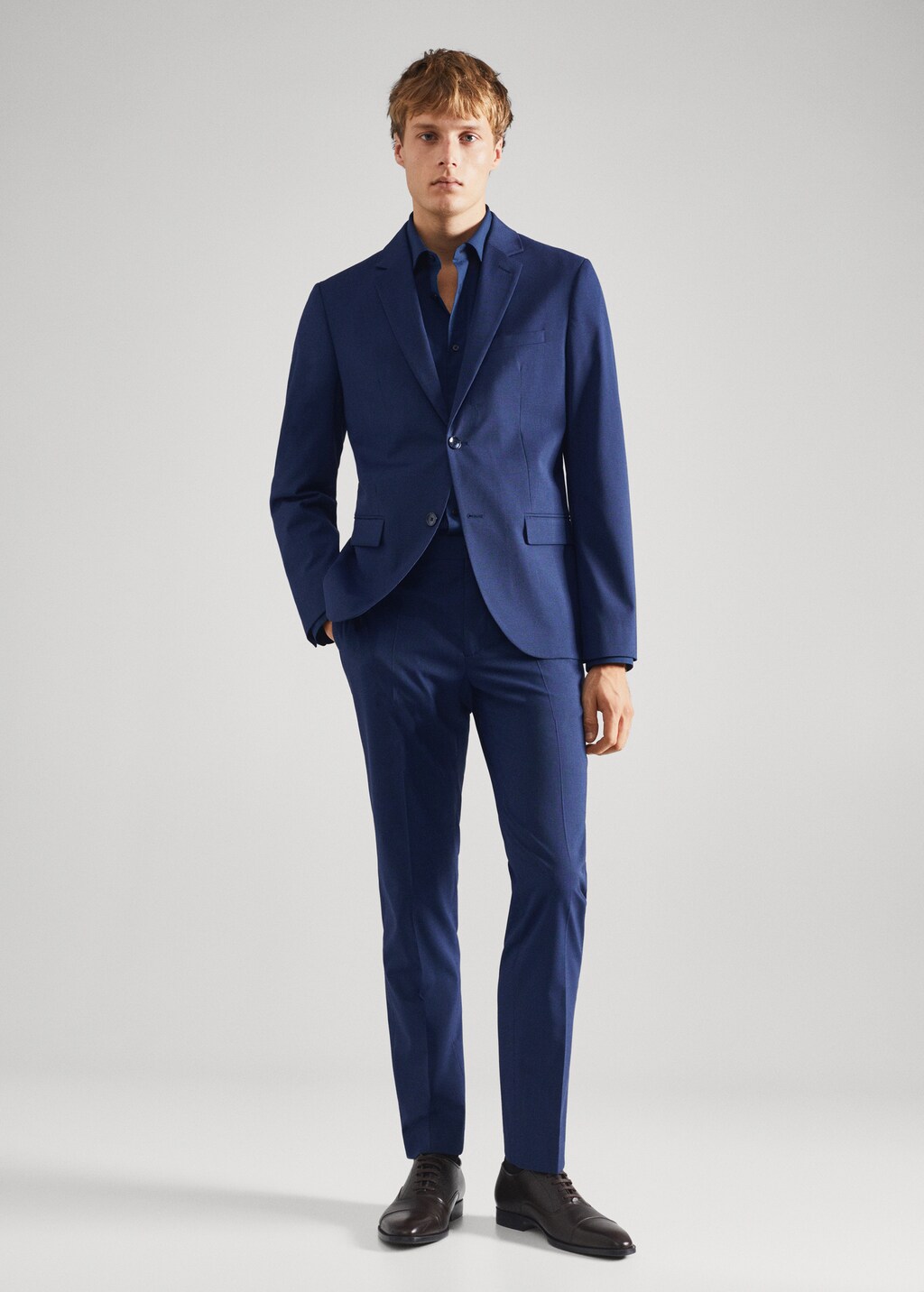 Super slim-fit suit blazer - General plane