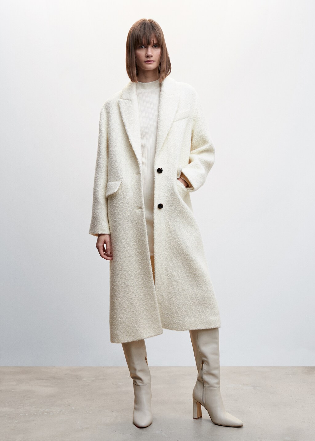 Terry wool coat - General plane