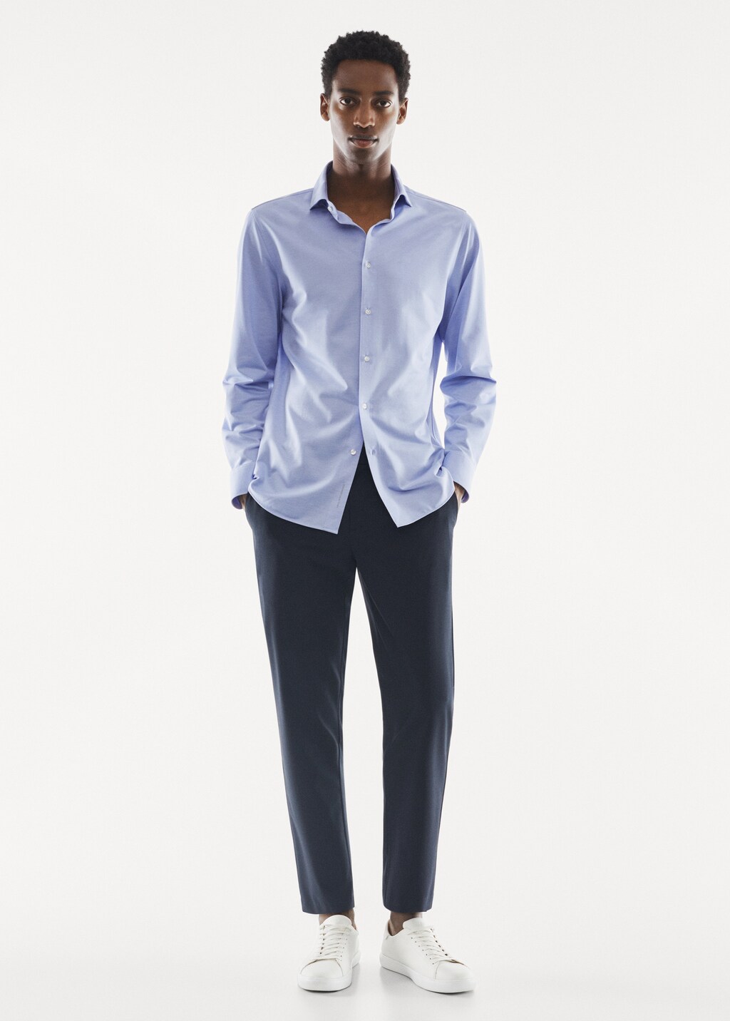 Stretch slim-fit shirt - General plane