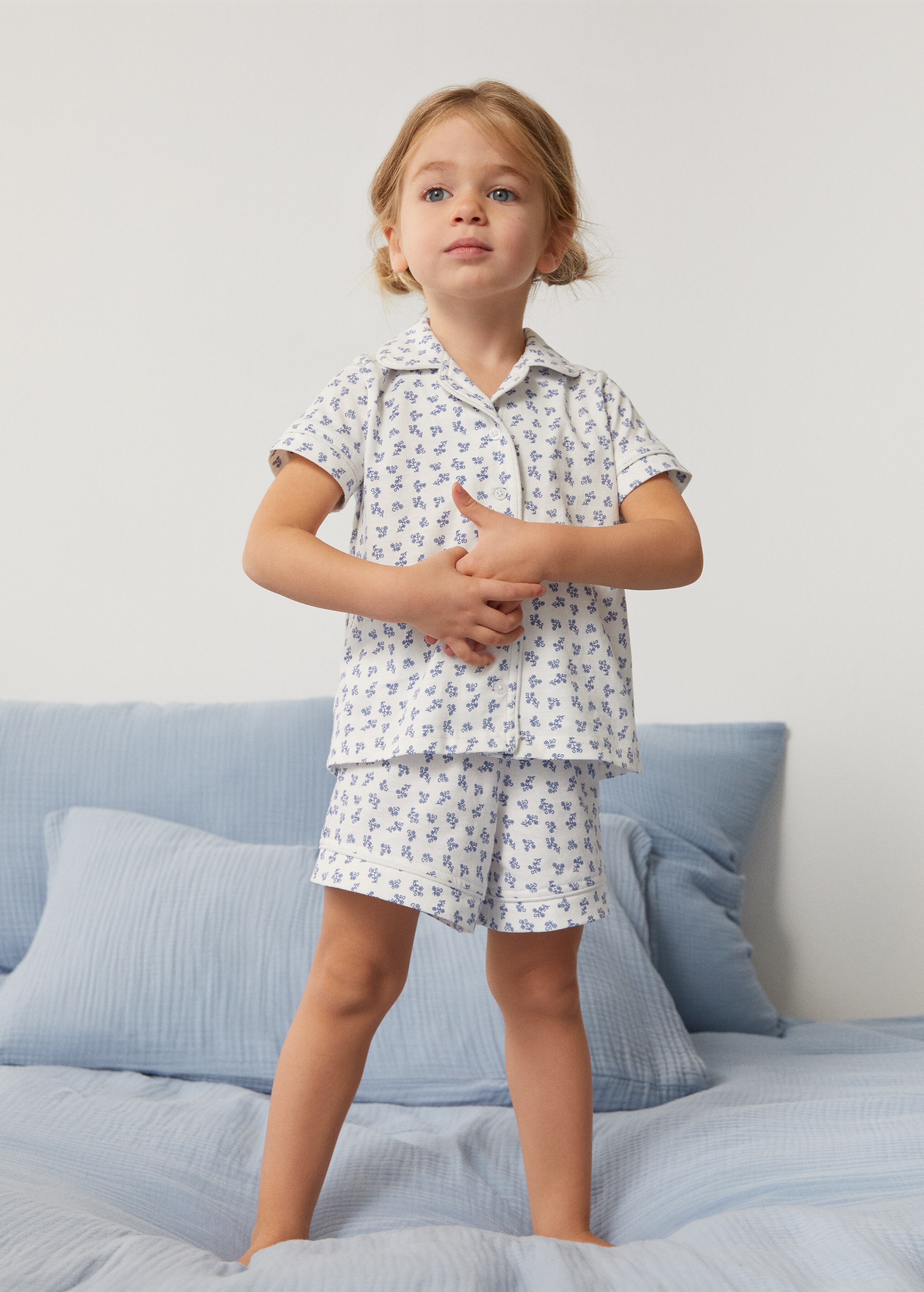 Short cotton pyjamas - General plane