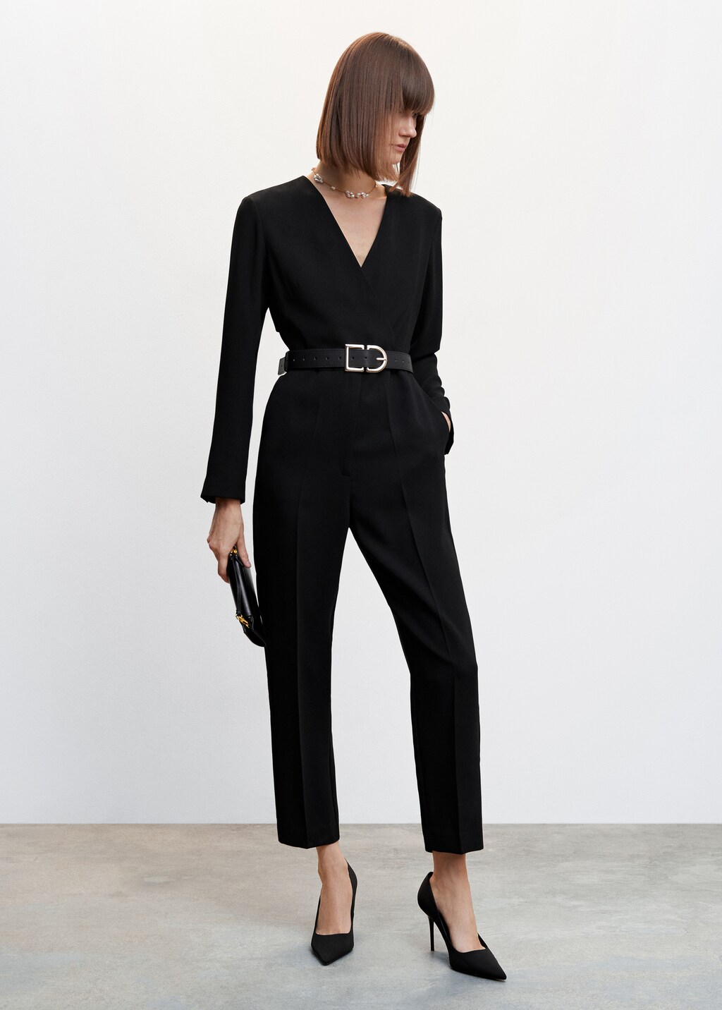 Belt long jumpsuit - General plane