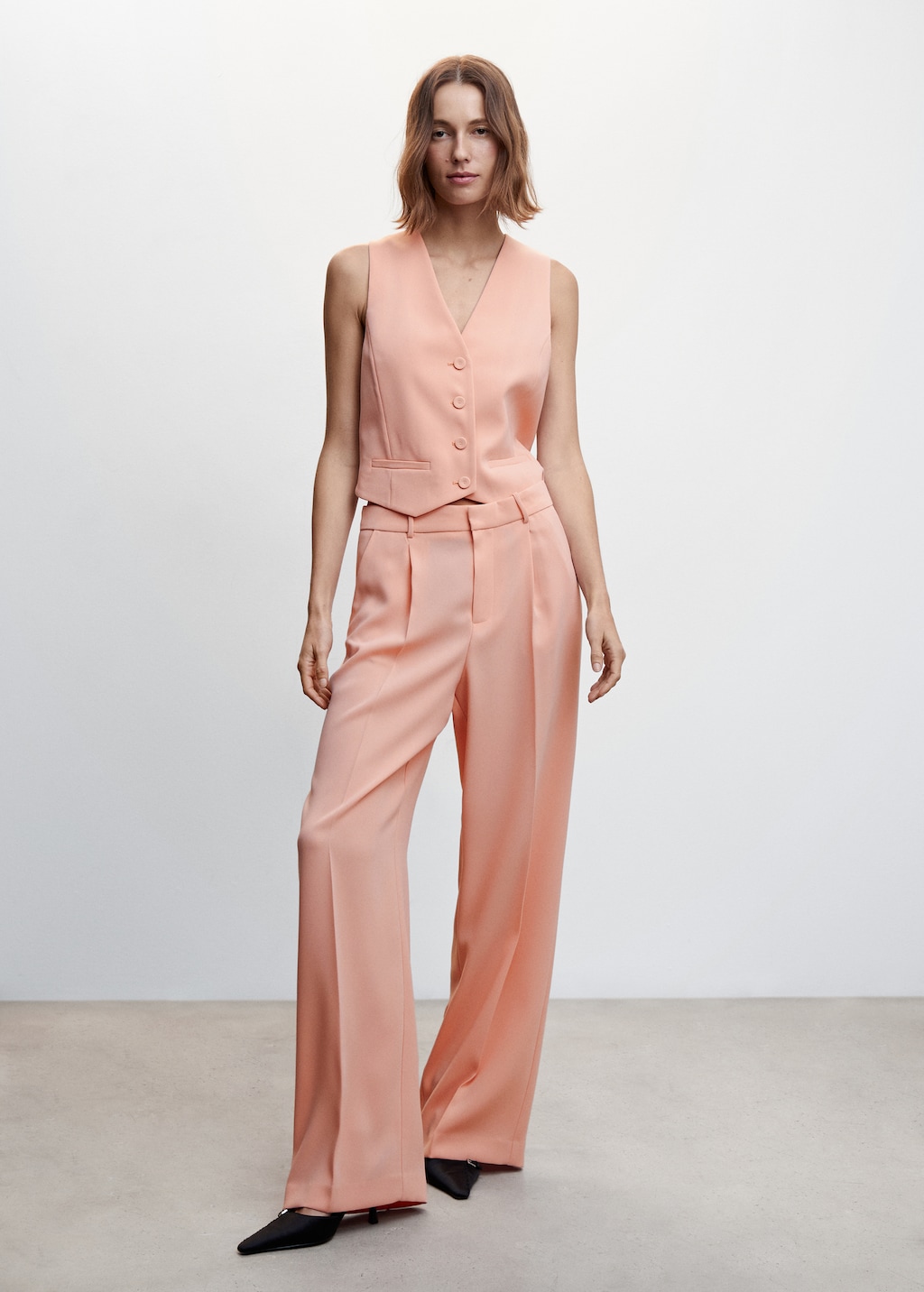  Wide leg suit trousers - General plane