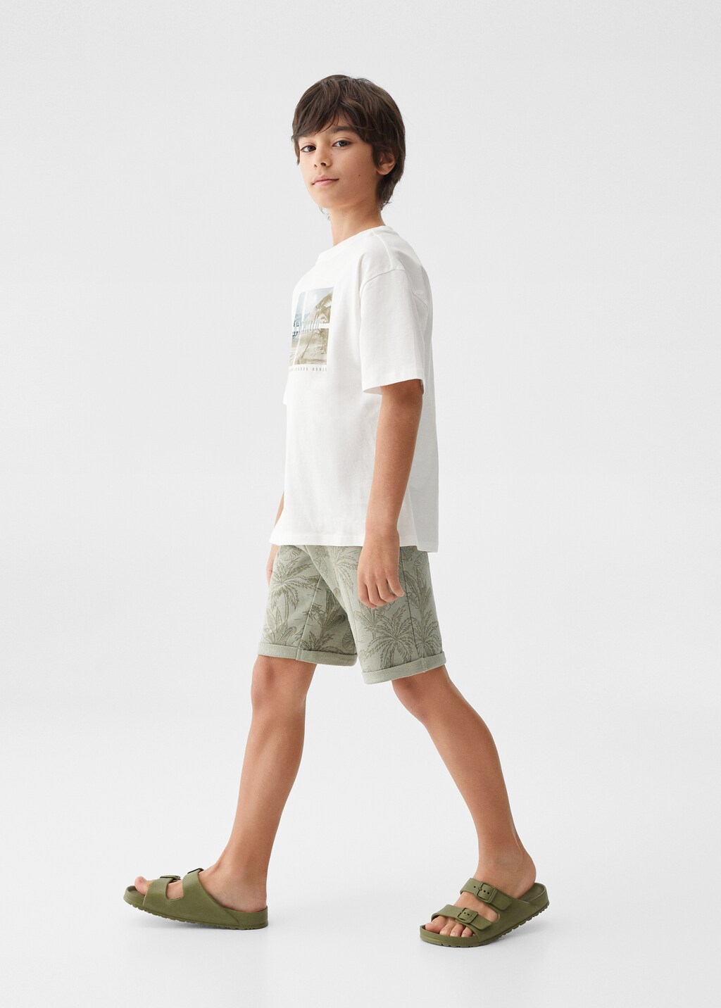 Printed Bermuda shorts - General plane