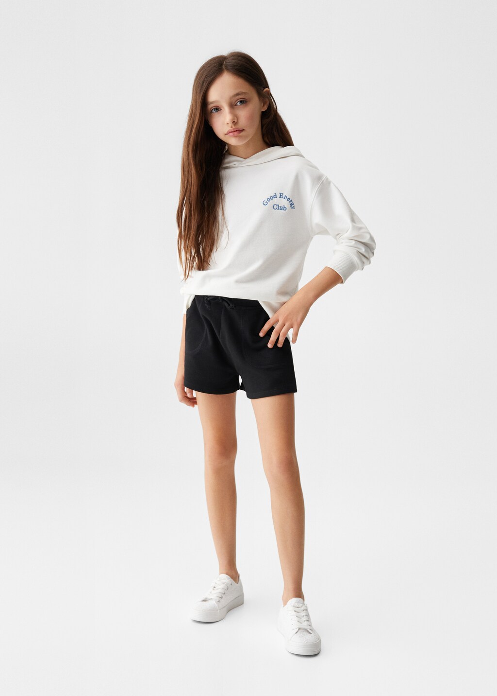 Cotton jogger short - General plane