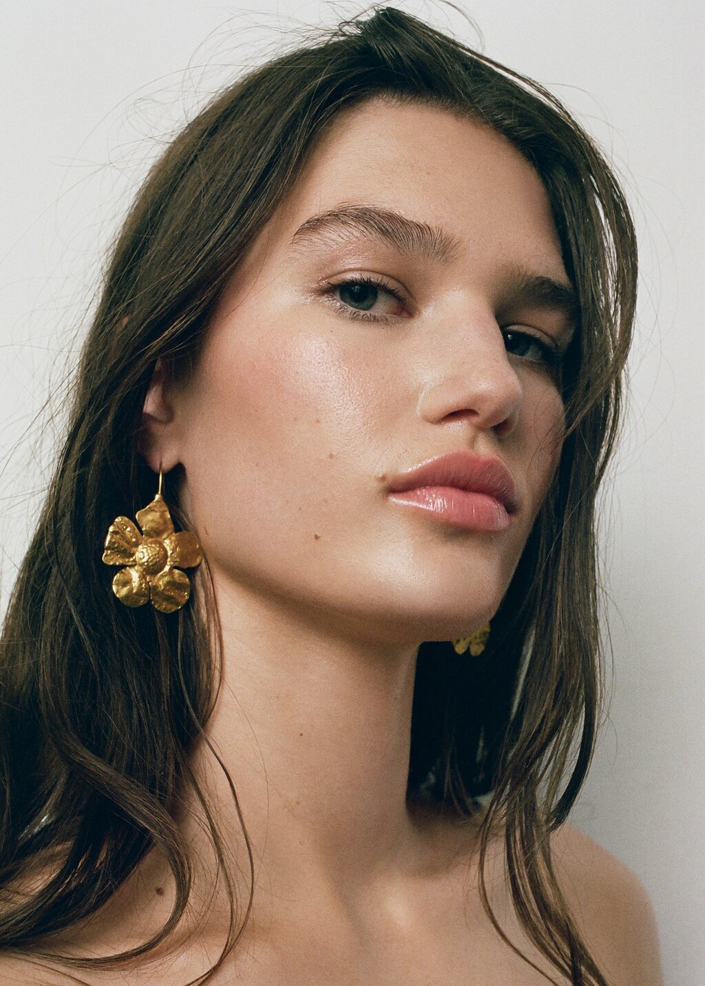 Floral earrings - General plane