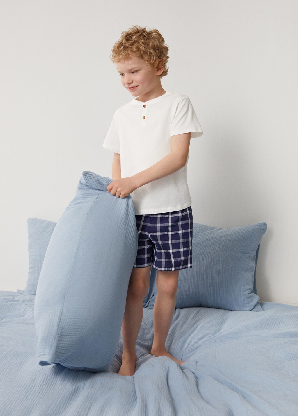 Short cotton pyjamas - General plane