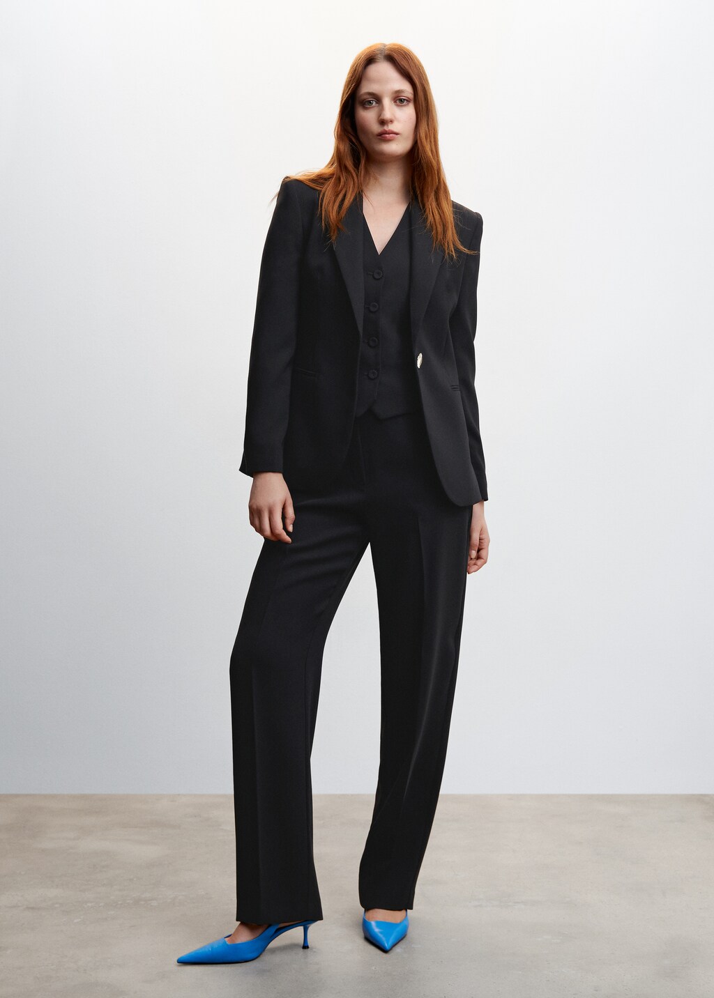  Wide leg suit trousers - General plane