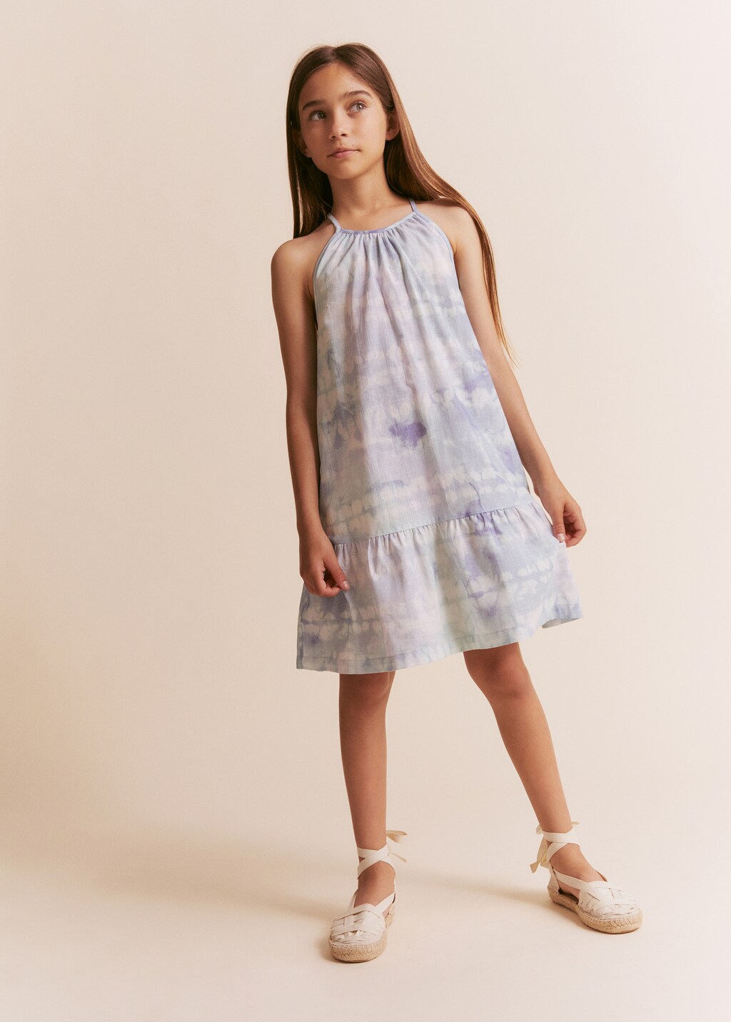 Tie-dye cotton dress - General plane