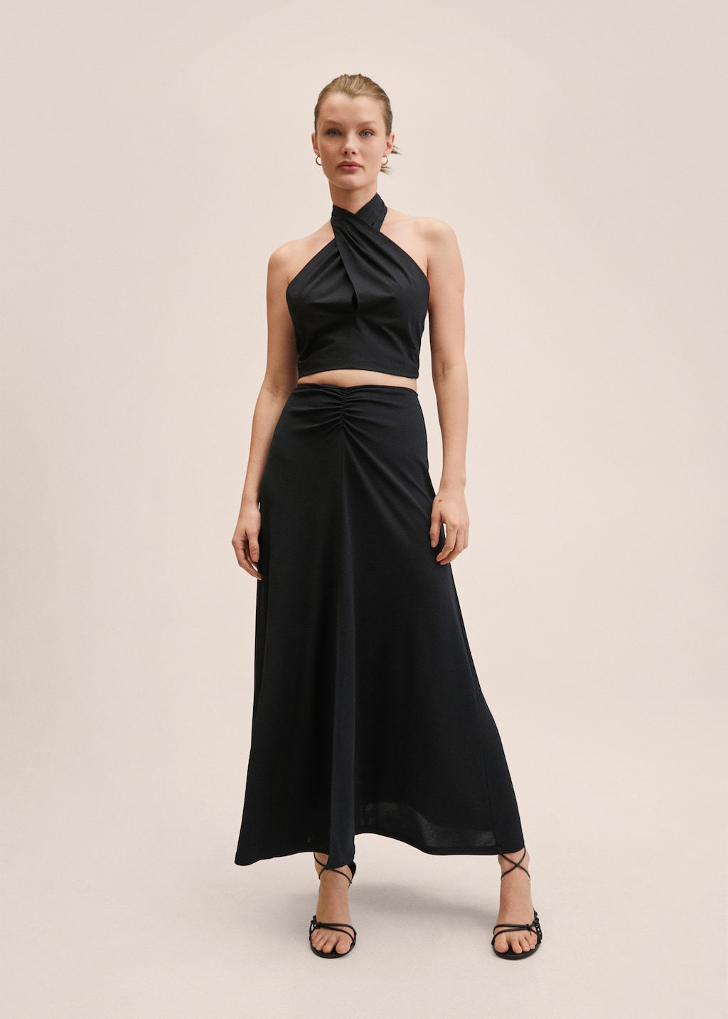 Ruched detail skirt - General plane