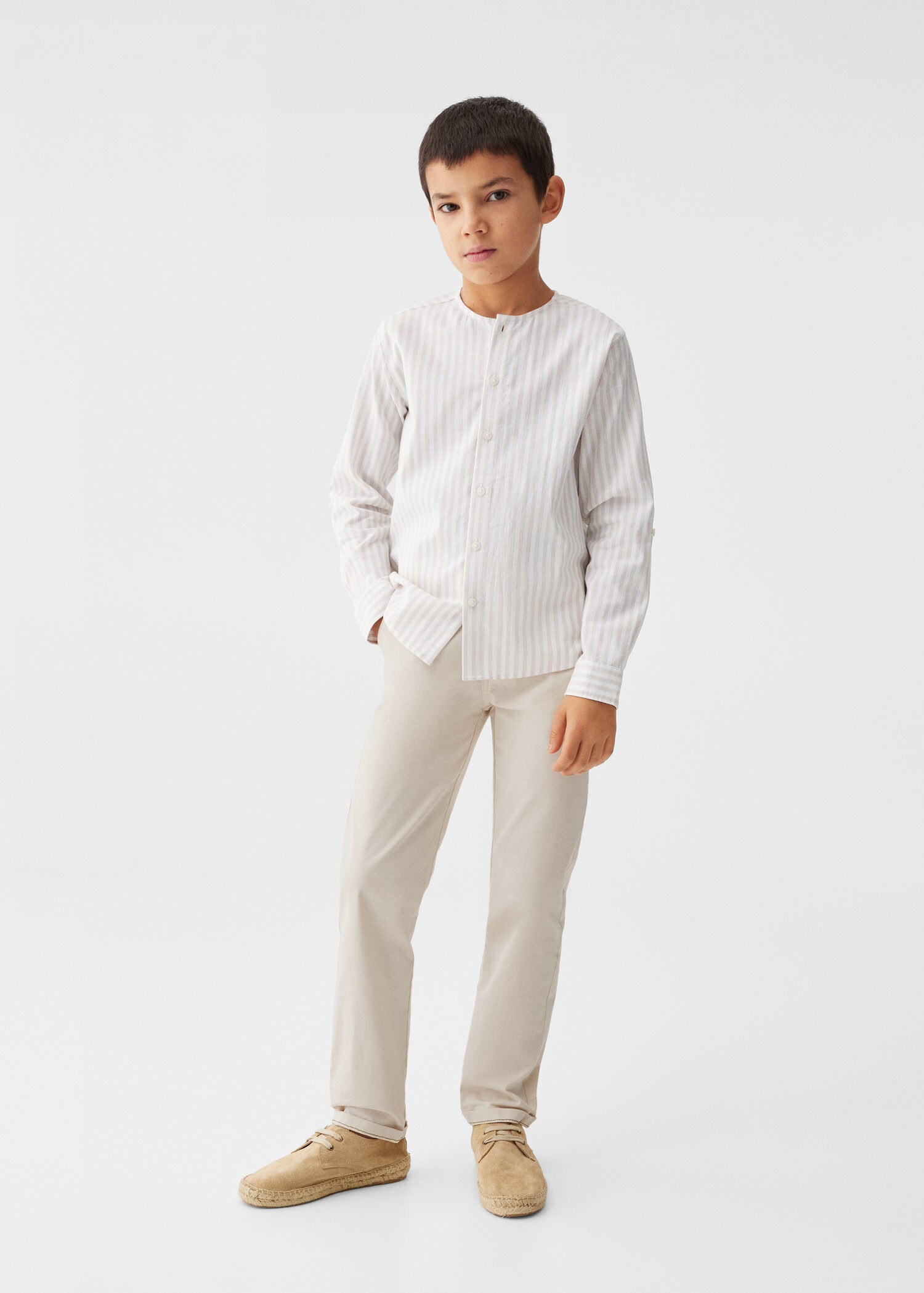 Buy Palm Tree Kids White Cotton Trousers for Boys Clothing Online @ Tata  CLiQ