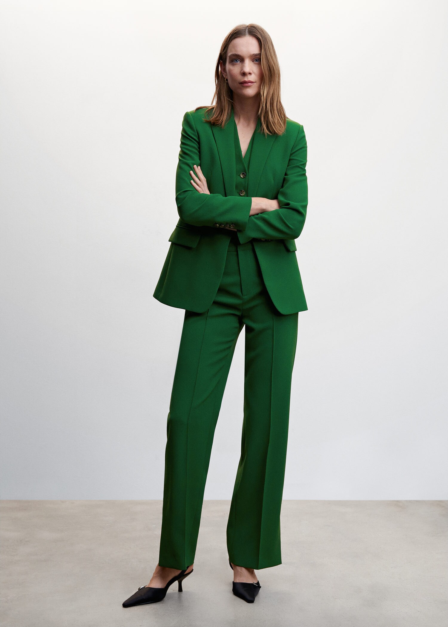 Pantalon verde mujer