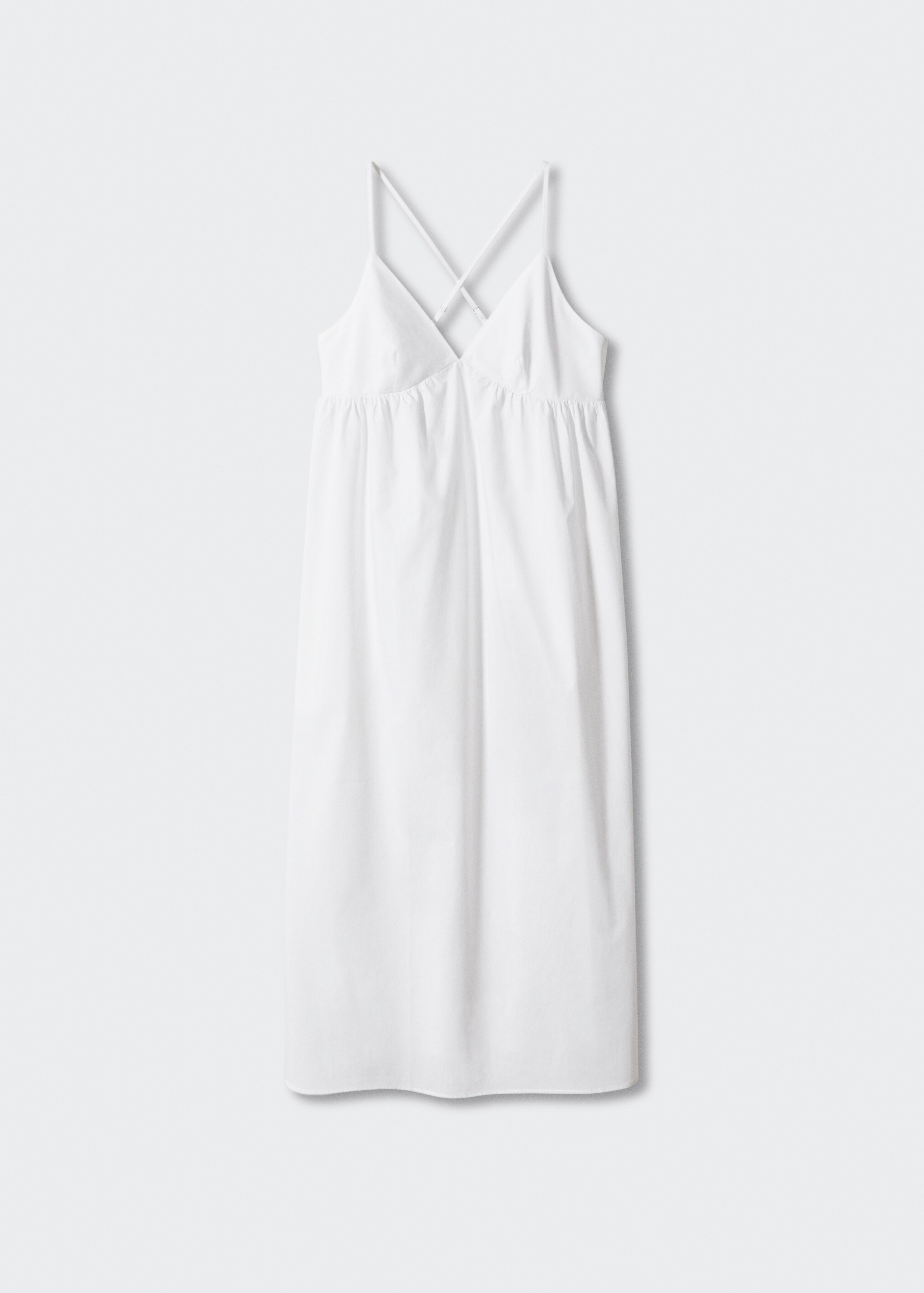 Φόρεμα βαμβάκι χιαστί πλάτη - Προϊόν χωρίς μοντέλο