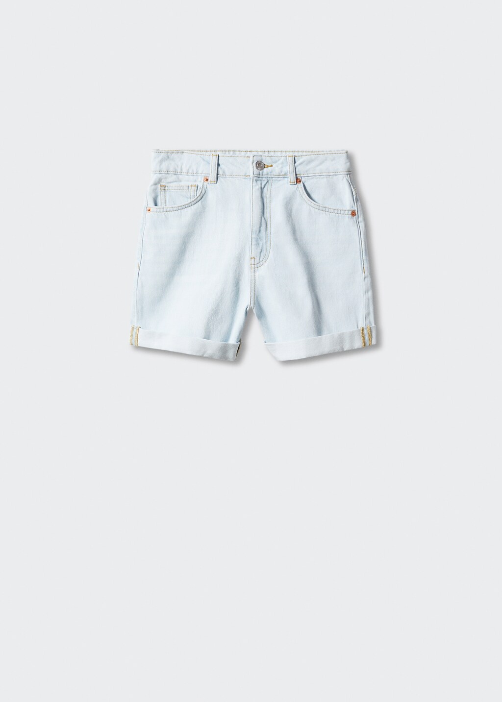 Mom-fit denim shorts - Article without model