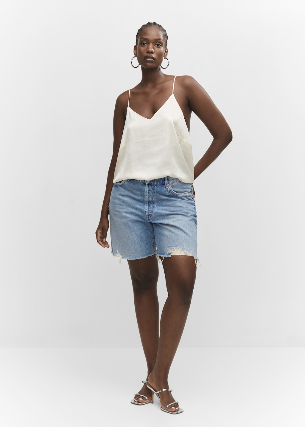 Denim bermuda shorts online