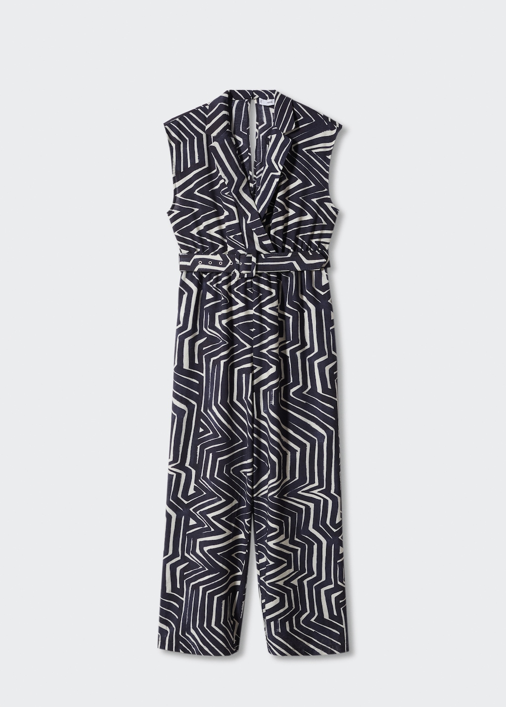 Belt printed jumpsuit - Article without model