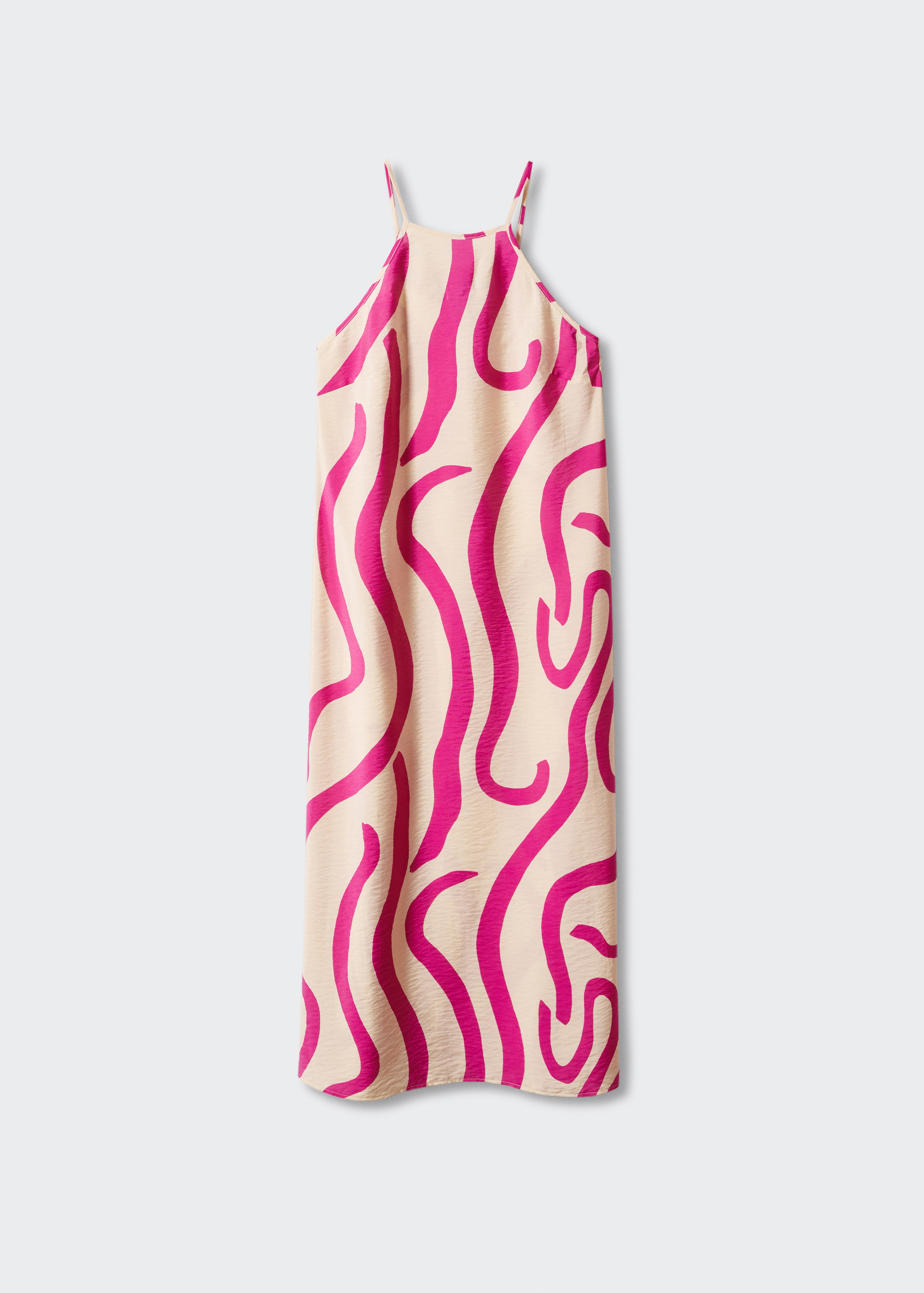 Printed cut-out detail dress - Article without model