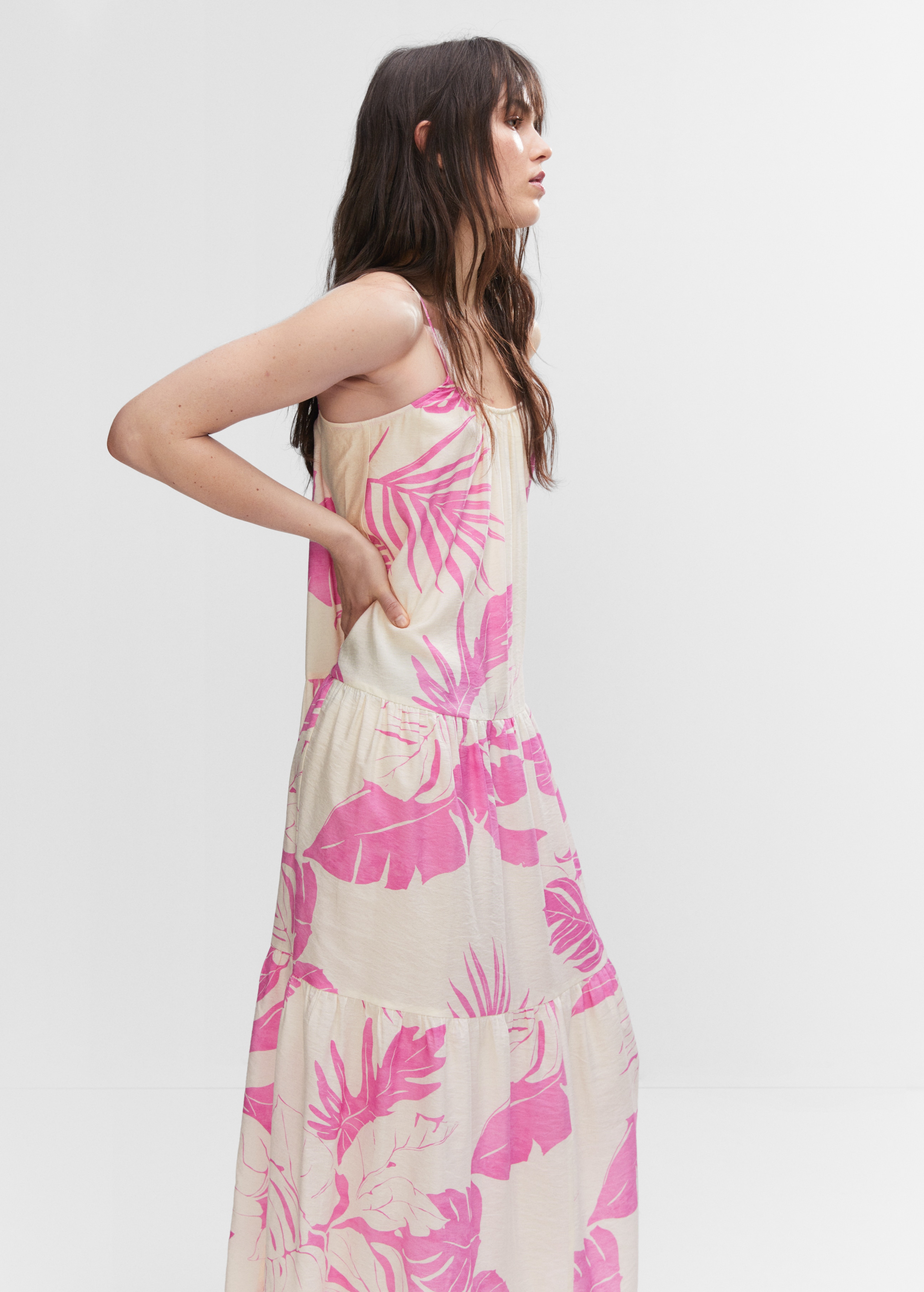 Printed long dress - Details of the article 2