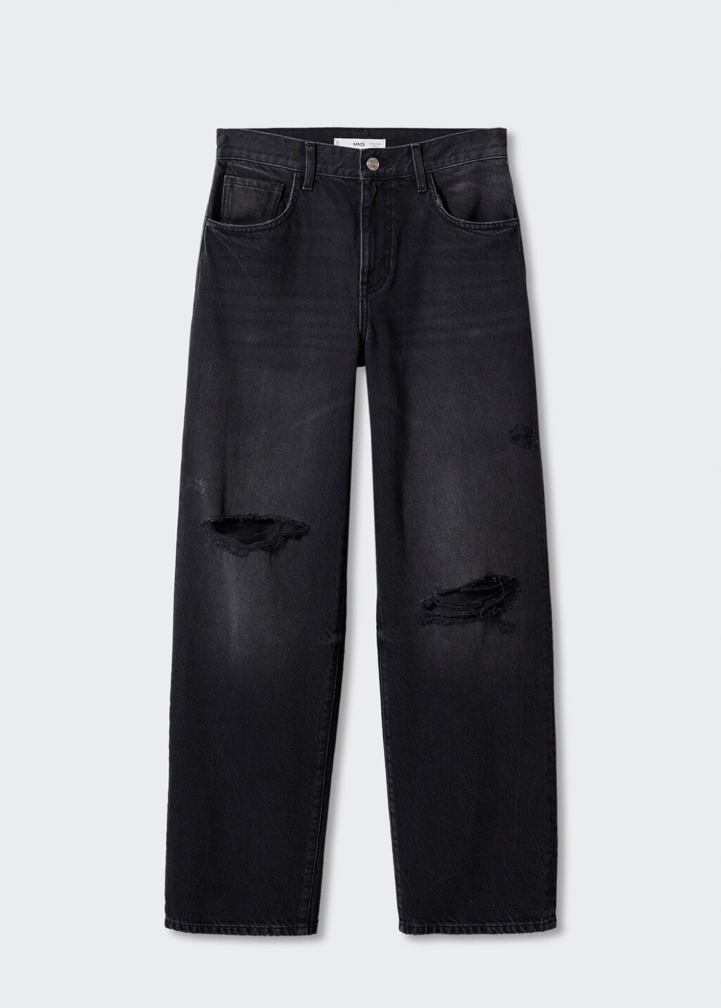 Decorative ripped wideleg jeans - Article without model