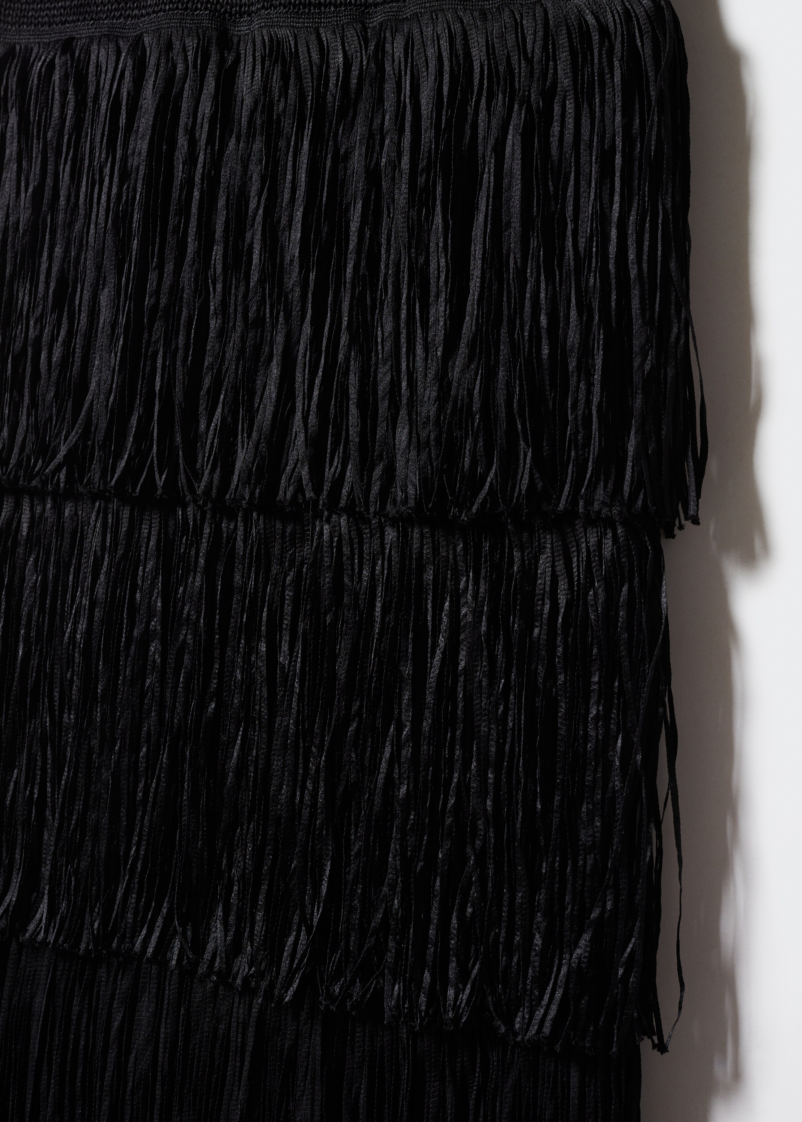 Knitted dress with fringe design - Details of the article 8