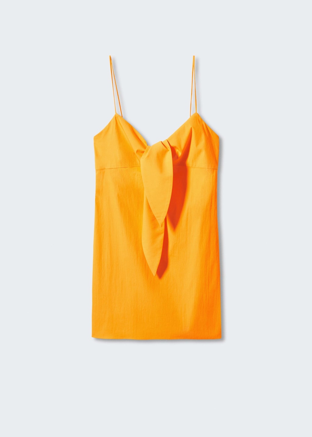 Strappy dress with knot neckline - Article without model