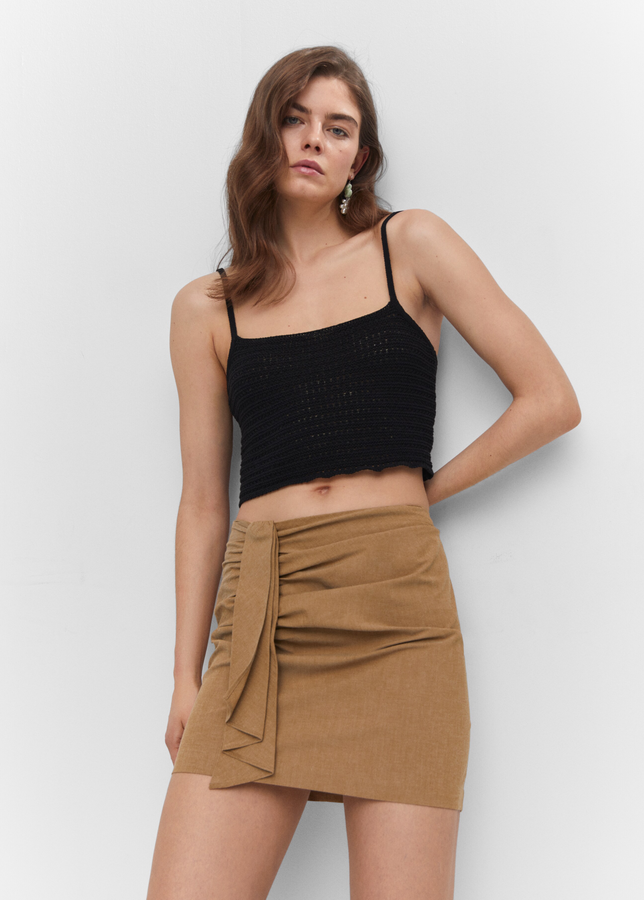 Ruched details skirt - Details of the article 2