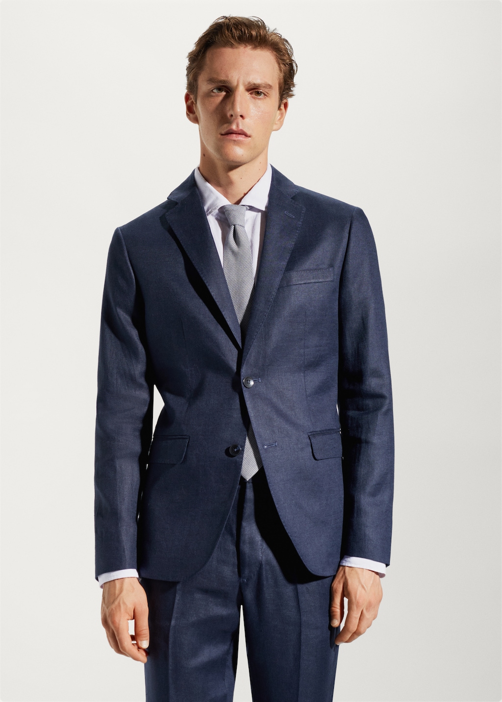 Blazer suit 100% linen - Medium plane