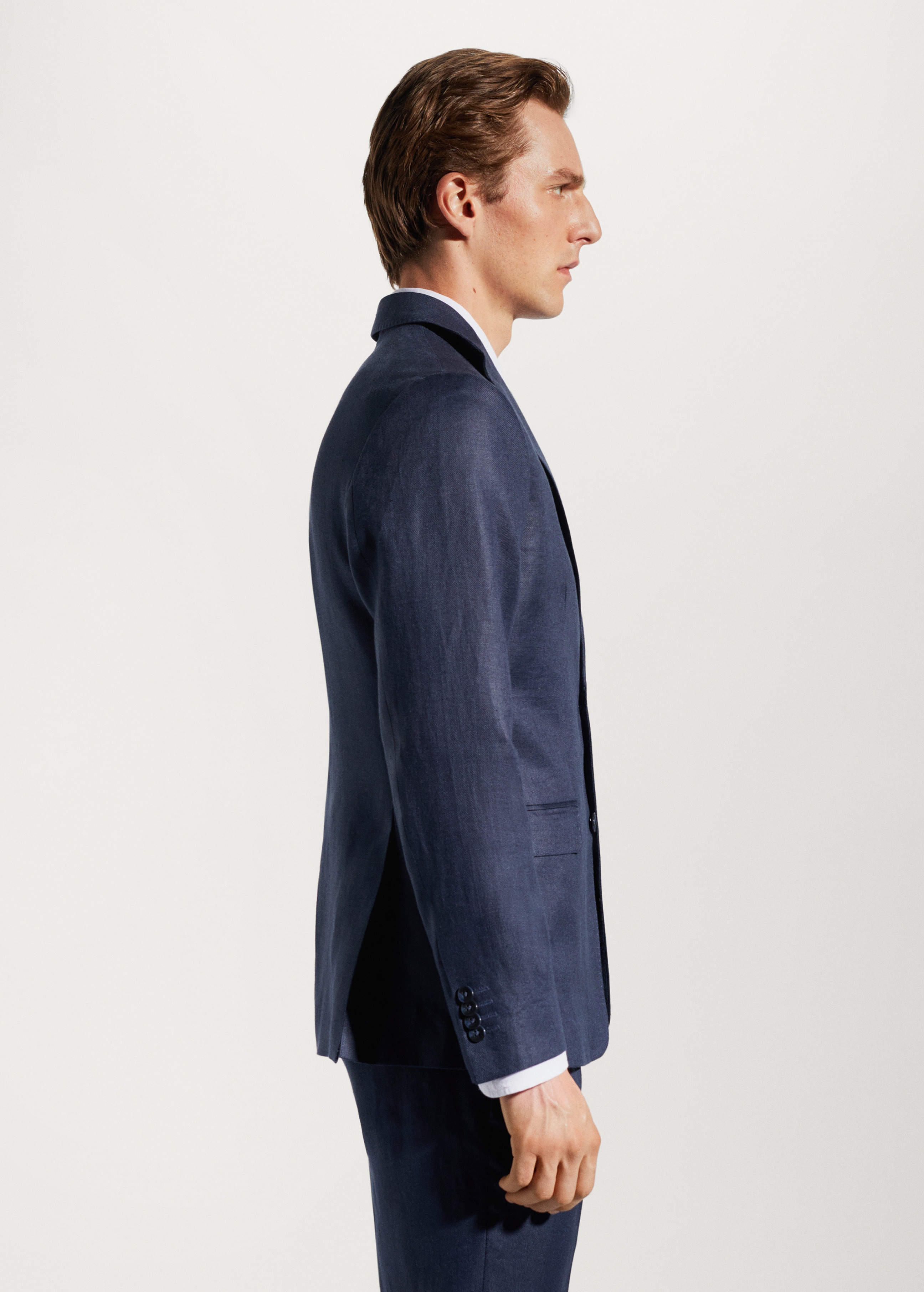 100% linen suit blazer - Details of the article 2