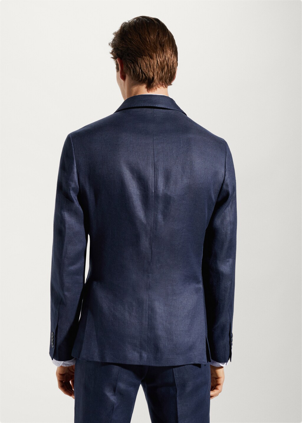 Blazer suit 100% linen - Reverse of the article