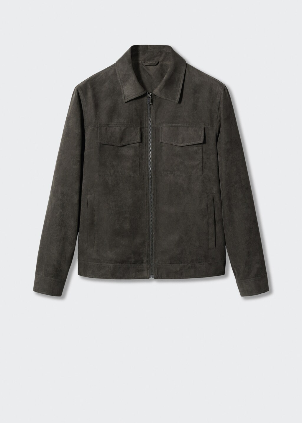 Suede effect jacket - Article without model