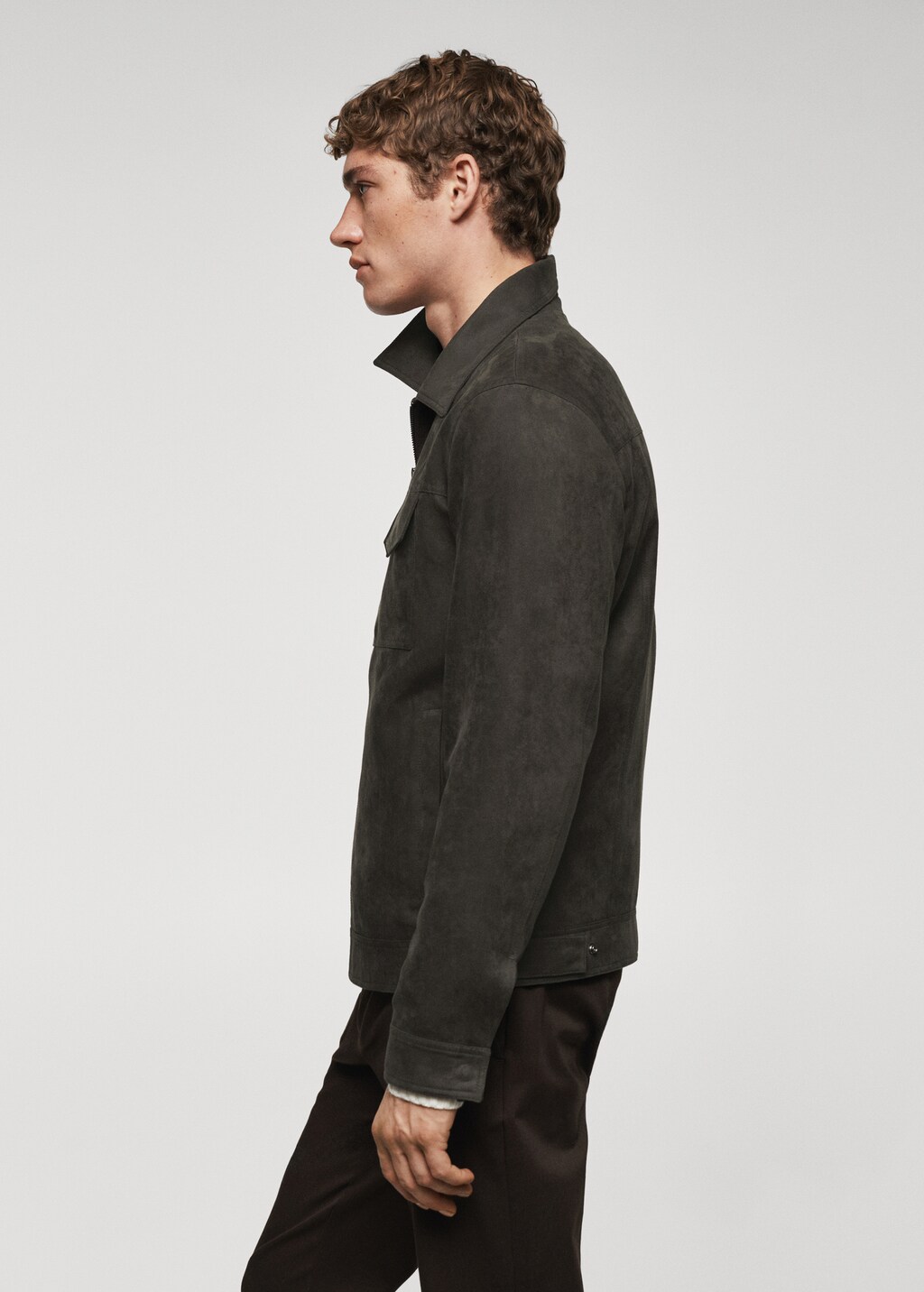 Suede effect jacket - Details of the article 2