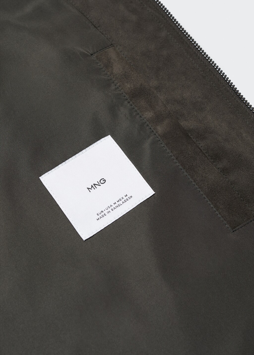 Suede effect jacket - Details of the article 8