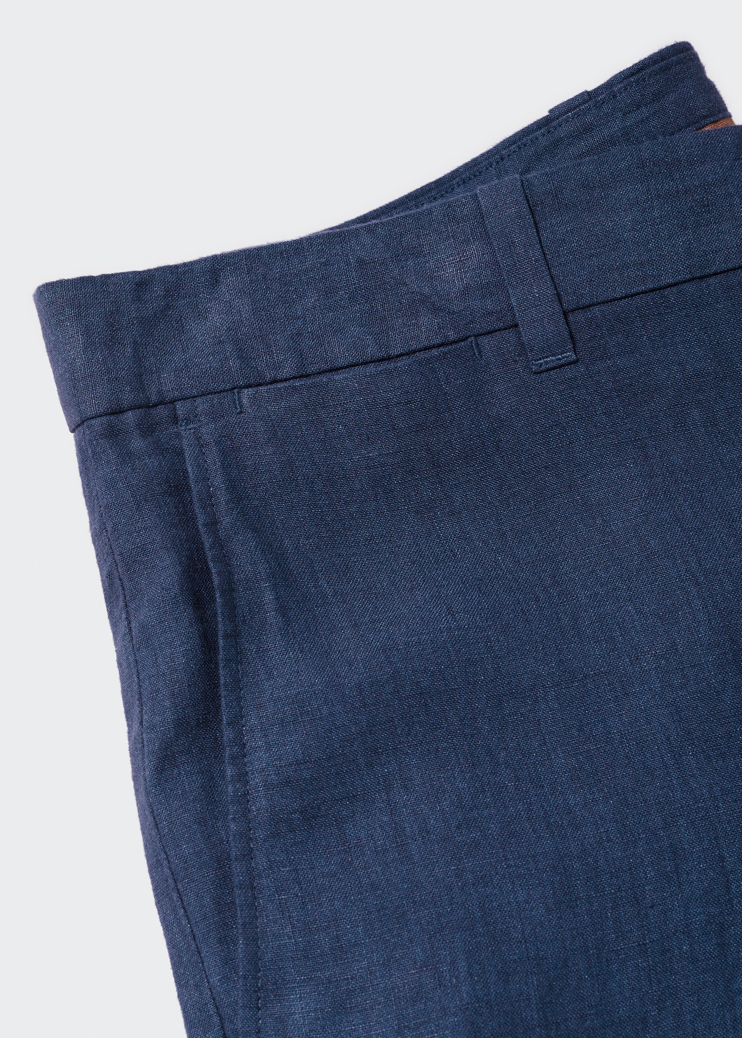 Pantaloni 100% lino slim fit - Dettaglio dell'articolo 8