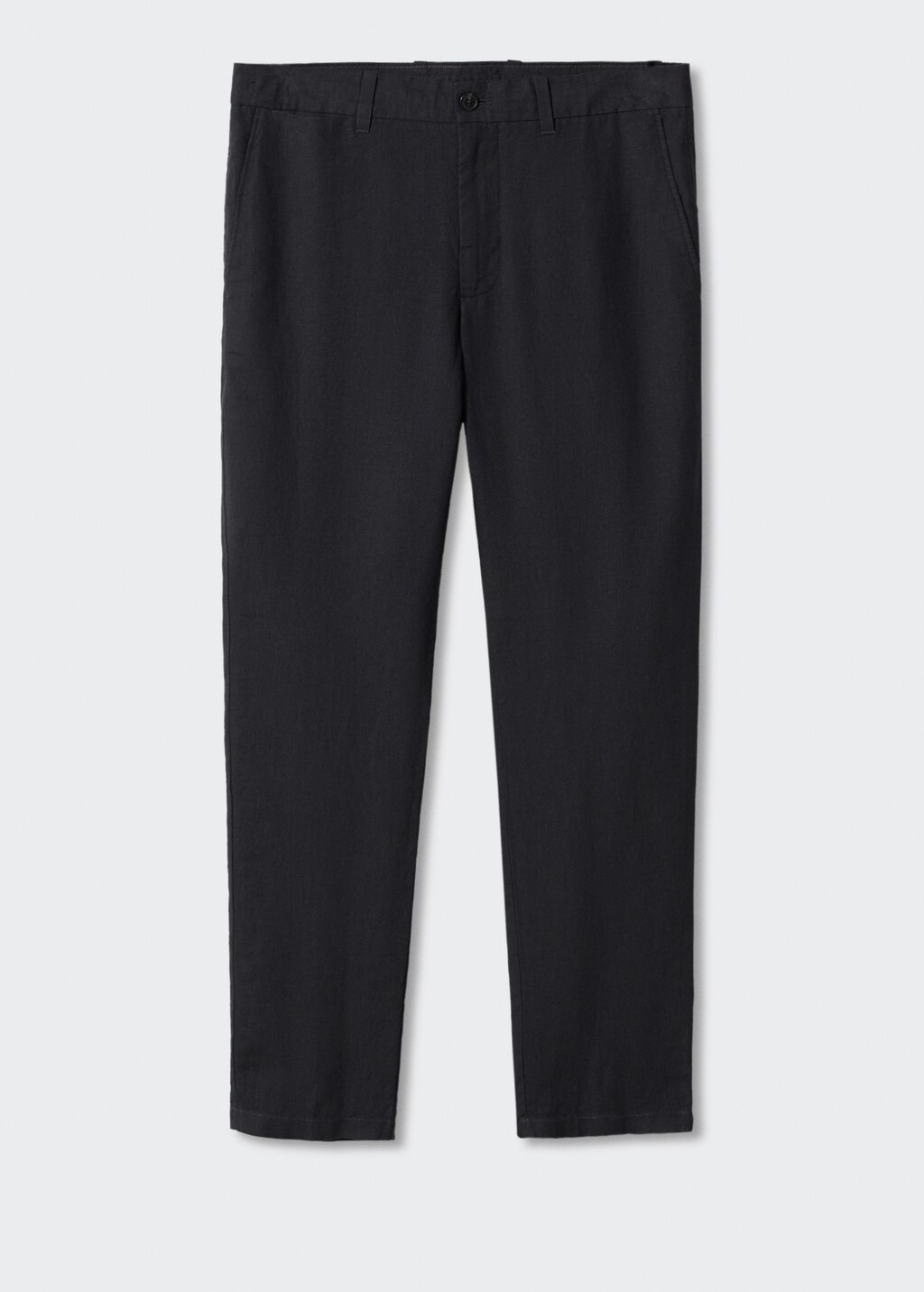 Slim-fit 100% linen trousers - Article without model