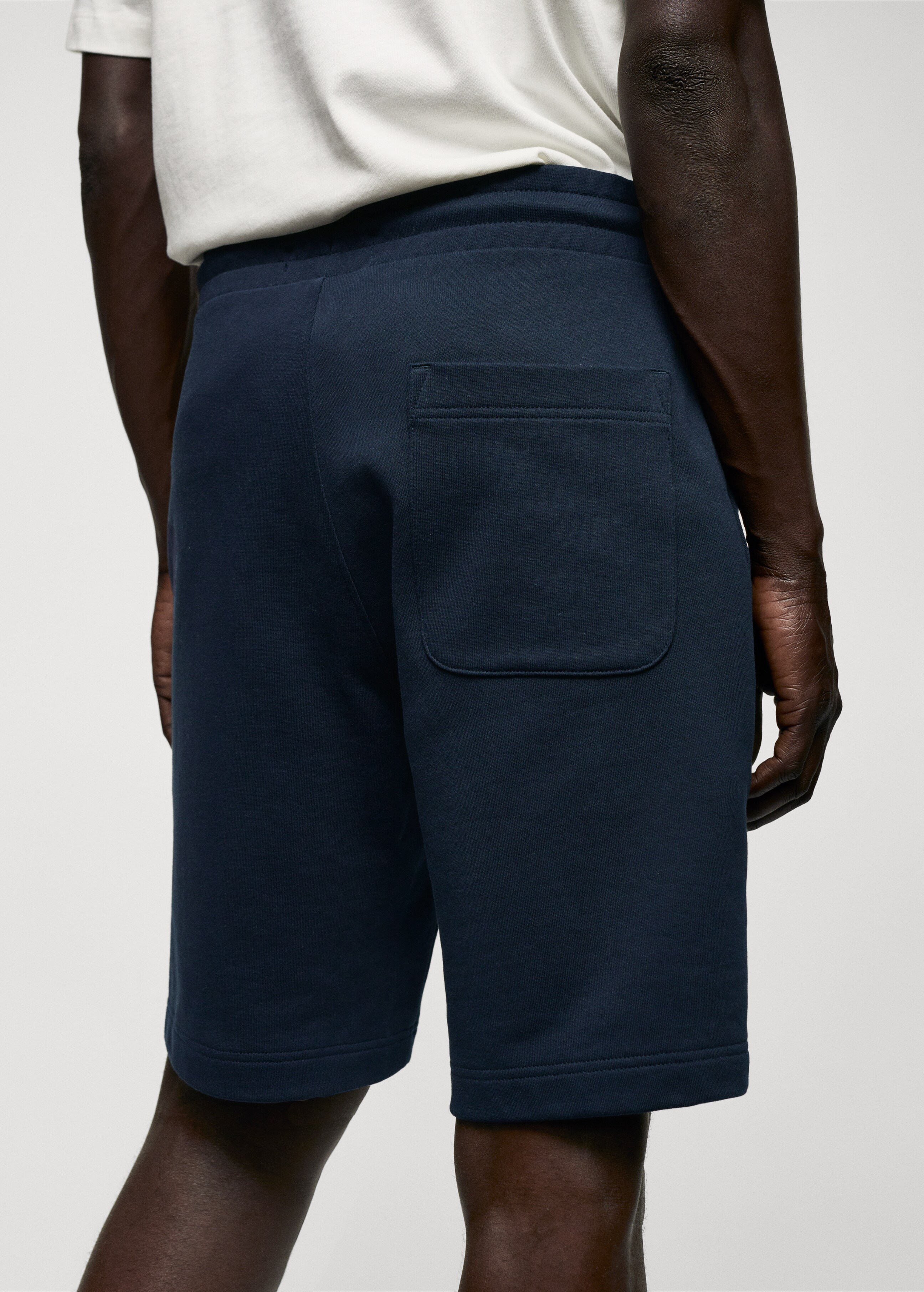 Jogger cotton Bermuda shorts - Details of the article 6