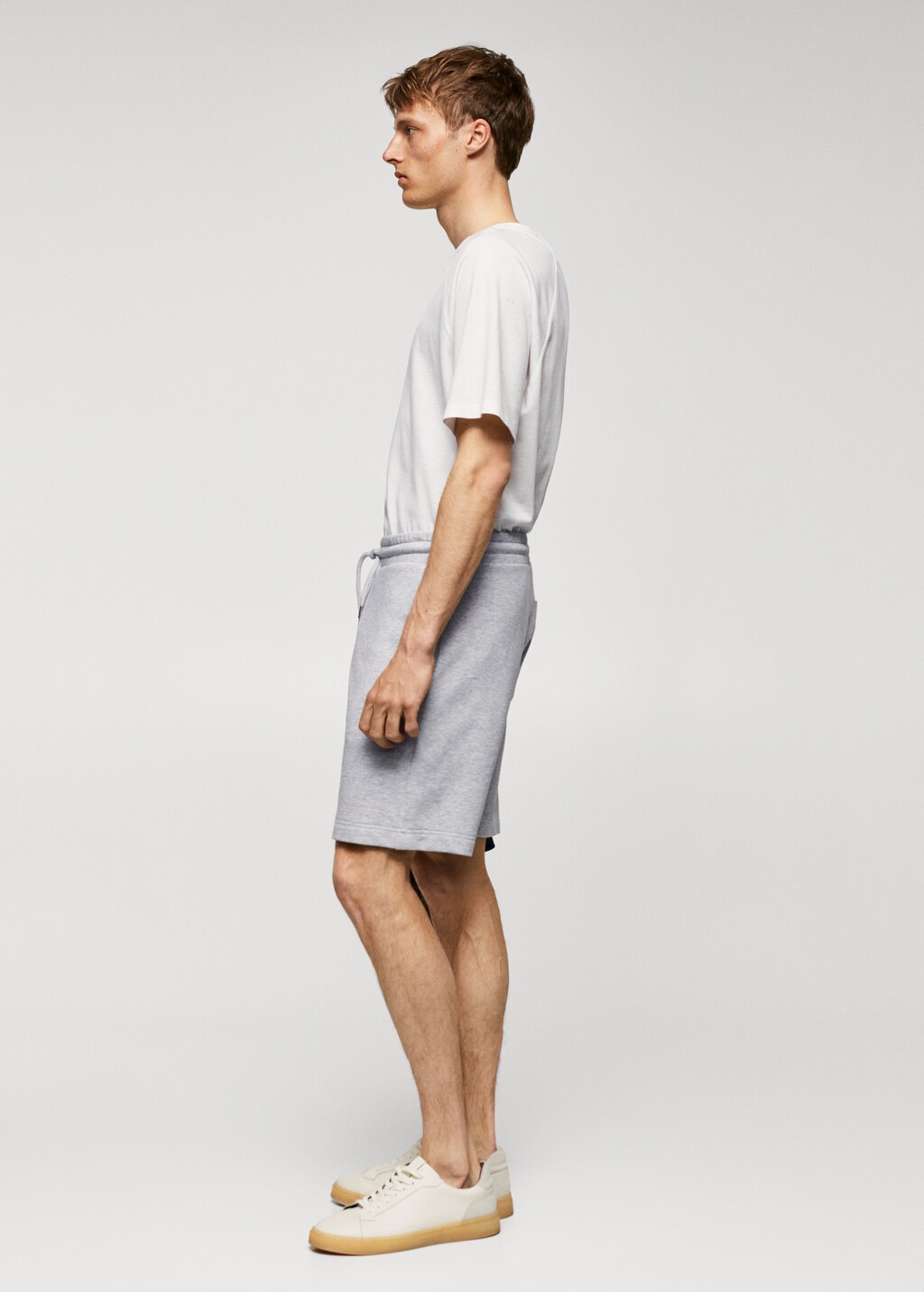 Jogger cotton Bermuda shorts - Details of the article 2