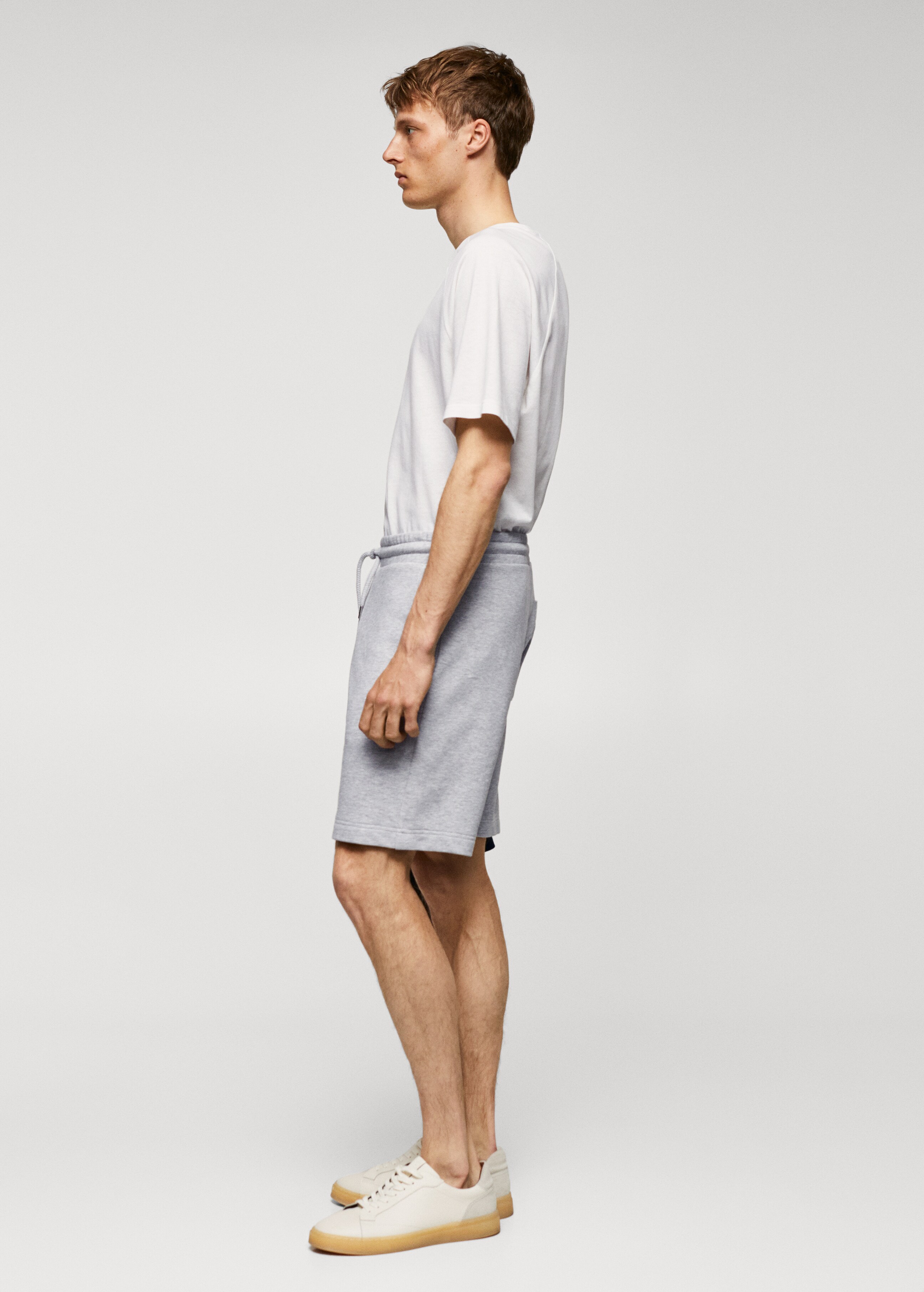 Jogger cotton Bermuda shorts - Details of the article 2