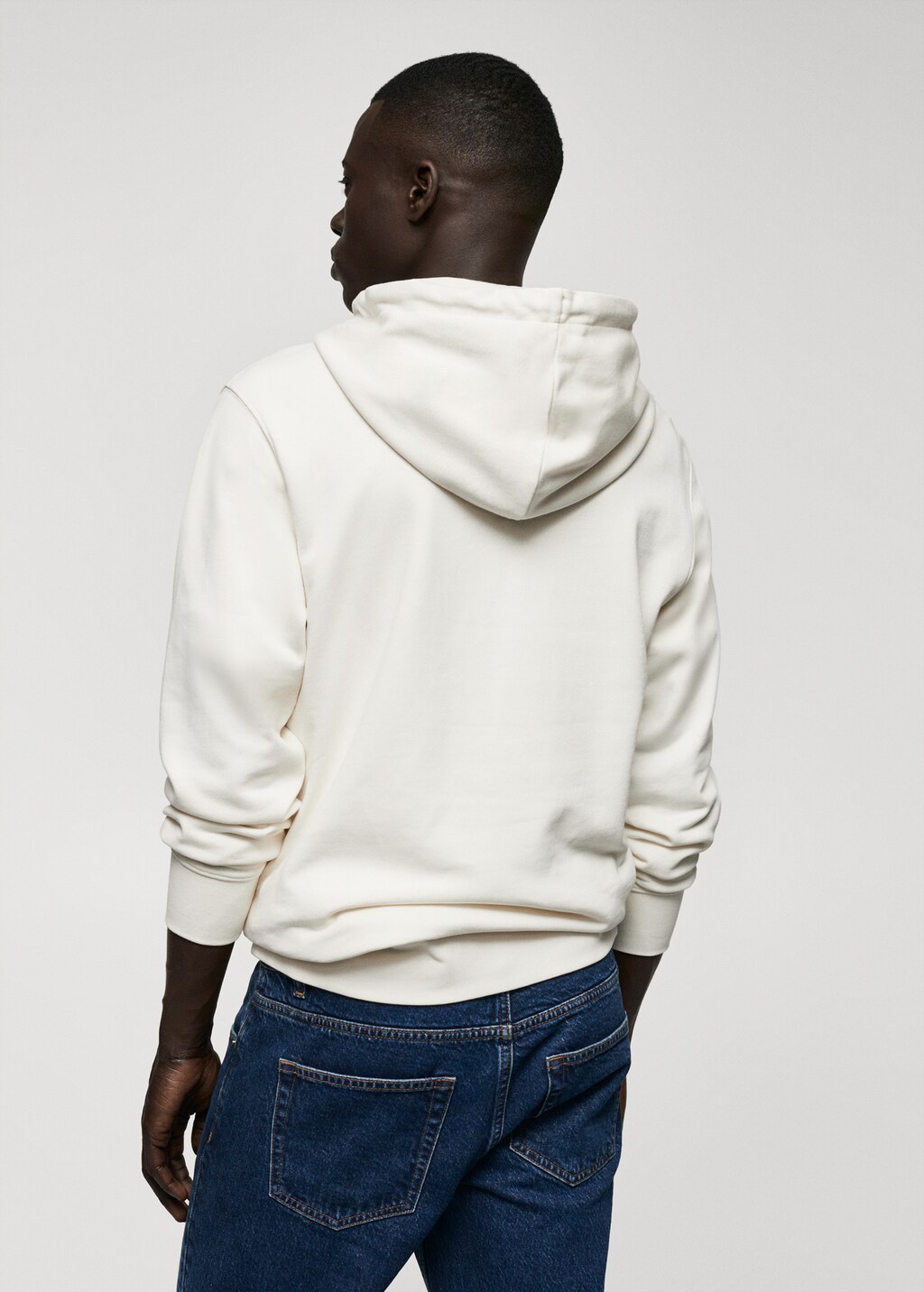 Hoodie cotton sweatshirt - Reverse of the article