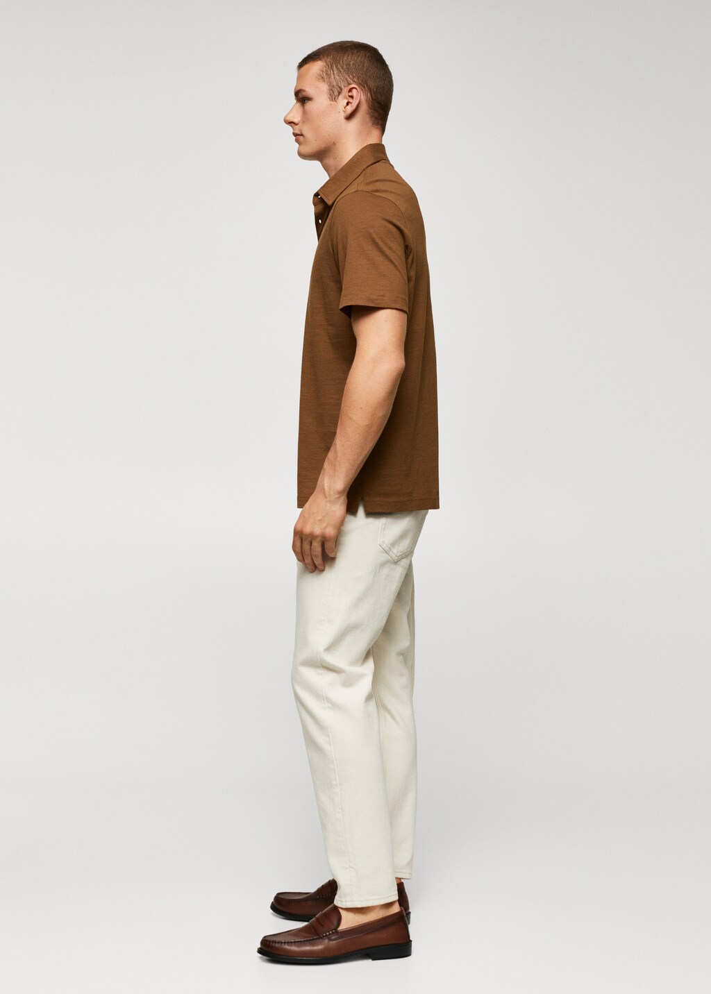 100% cotton basic polo shirt  - Details of the article 2