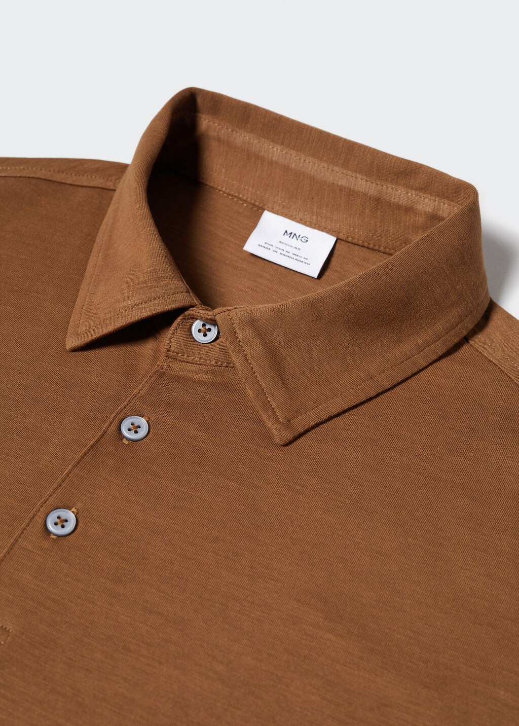 100% cotton basic polo shirt  - Details of the article 8