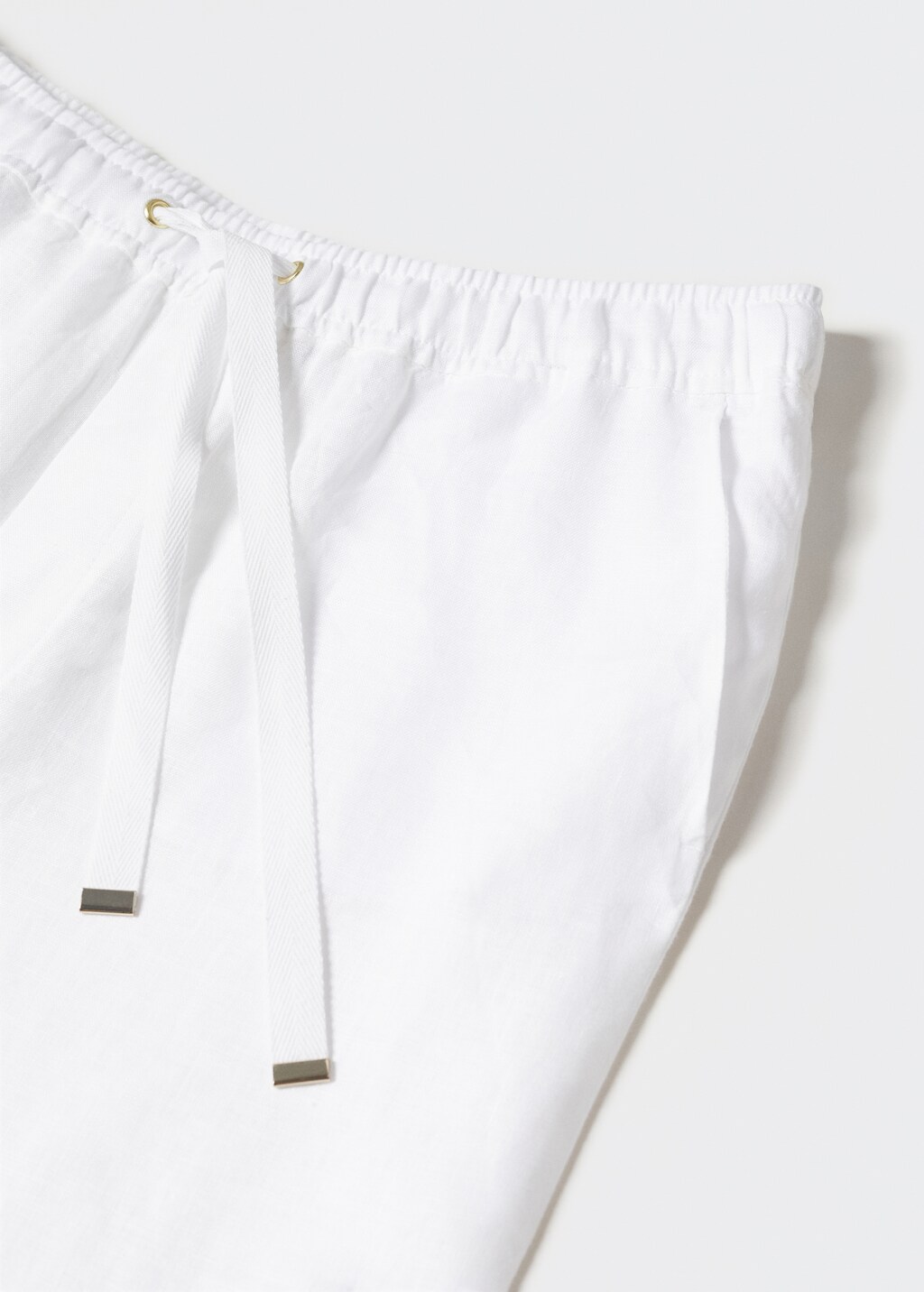 Bow linen trousers - Details of the article 8