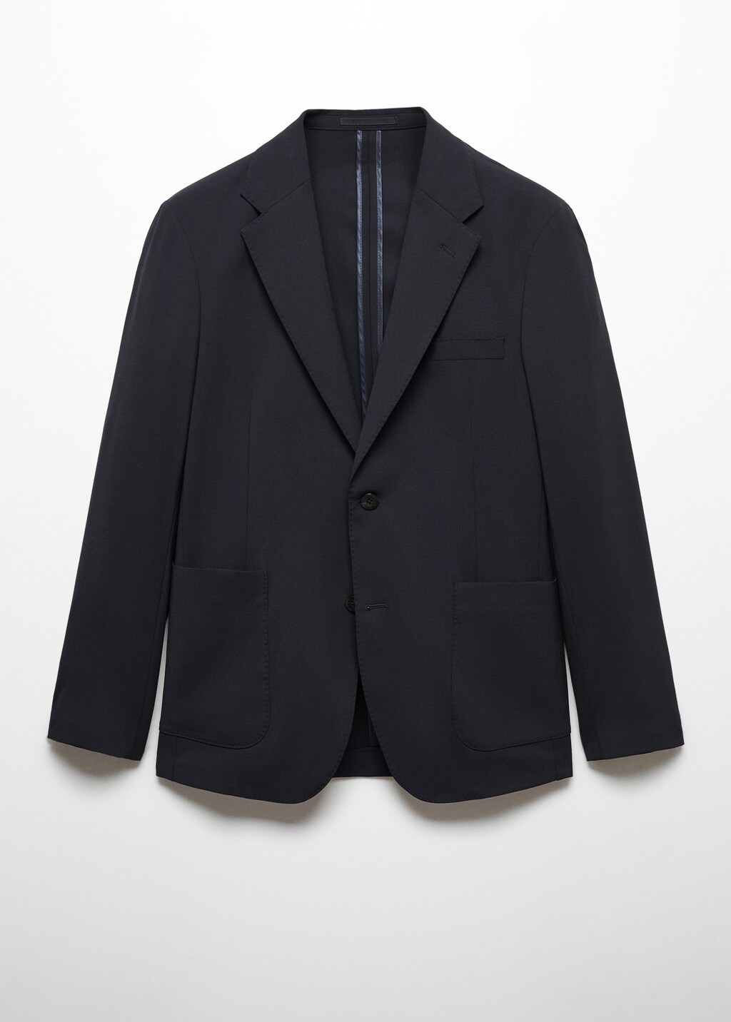 Slim-fit virgin wool jacket - Article without model