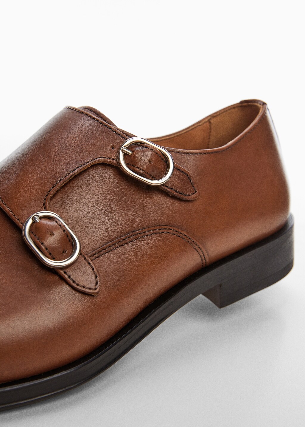 Monk shoes with leather buckle - Details of the article 1