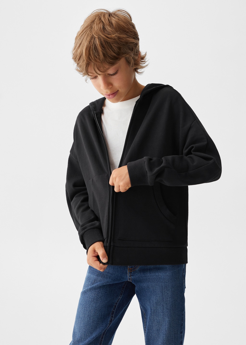 Zipped hoodie - Medium plane