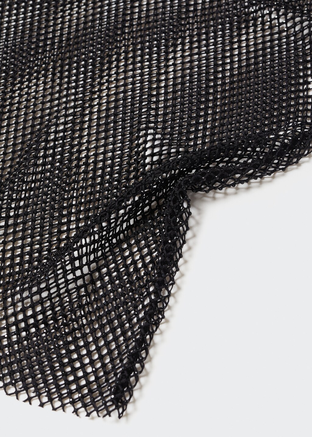 Mesh top with crystal detail - Details of the article 8